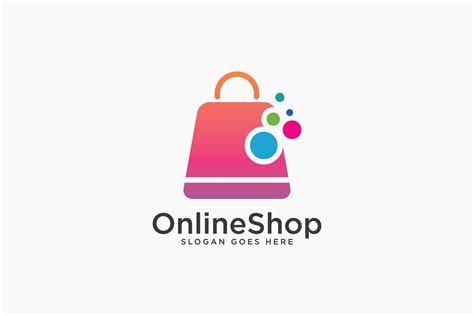 onlineshop logo logo templates creative market
