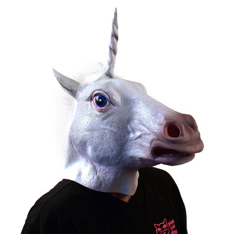 accoutrements unicorn lifesize head mask fun magic face disguise brand