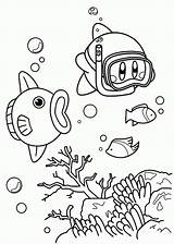Kirby Coloring Pages Nintendo Color Characters Kids Printable Meta Knight Ocean Sheets Land Print Fantastic Drawing Olive Getcolorings Getdrawings Snorkle sketch template