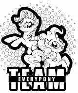 Coloring Pony Little Movie Pages Pie Pinkie Rarity Youloveit sketch template