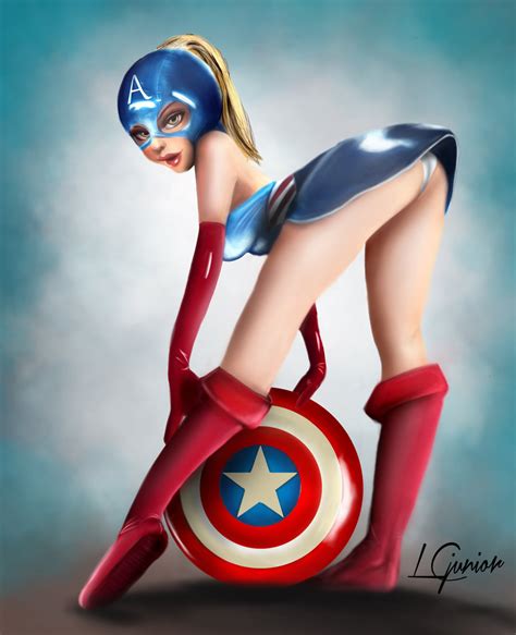 capitan america sexy avenger by luizlope5 on deviantart
