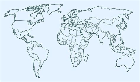 printable map  world  labels printable worksheets printables world map  countries