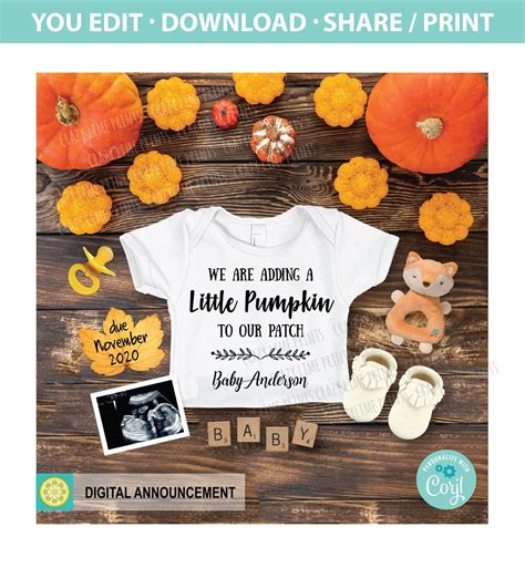 Pin On Fall Pregnancy Announcement