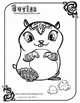 Coloring Cuties Pages Creative Cute Animals Pet Shop Littlest Print Printable Animal Adult Fox Entitlementtrap Colouring Hamster Hamsters Cutie Book sketch template