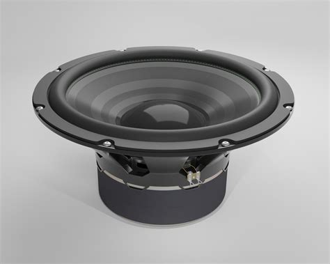 subwoofer speaker model turbosquid