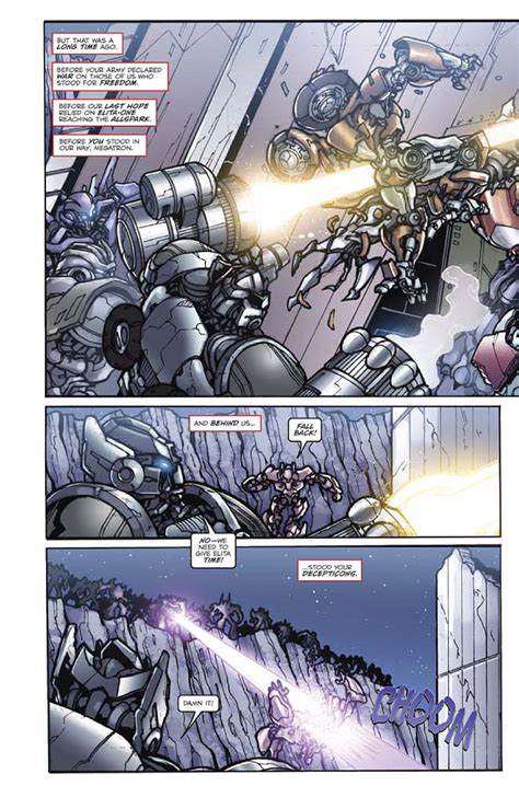 transformers foundation issue 4 seven page preview transformers news tfw2005