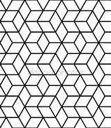 Seamless Geometrische Patroon Geometrici Naadloze Blokjes Geometricos Cubos Fotobehang Cubetti Parati Geometria Mosaicos Pixers Patronen Patrón Geométrico Afkomstig Textura sketch template