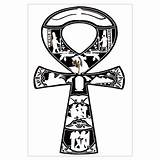 Ankh Drawing Egyptian Getdrawings sketch template