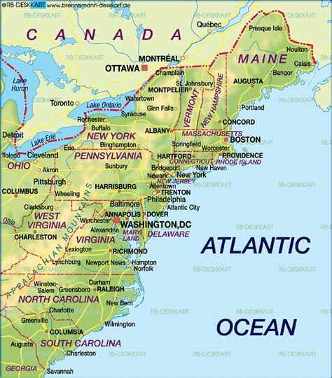 camping east coast usa east coast map   united states open