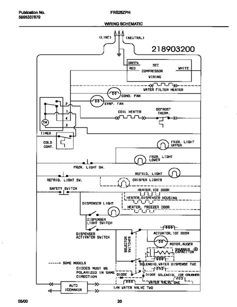 frigidaire refrigerator frigidaire refrigerator schematic diagram