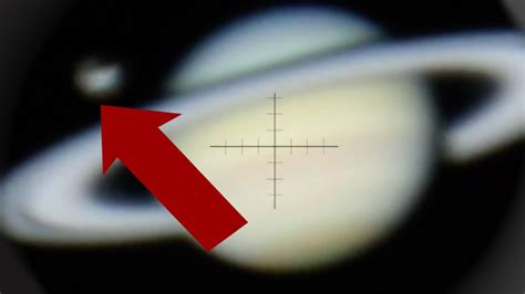 ufo near saturn from telescope amateur footage youtube