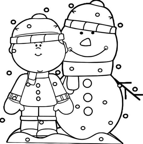 snow coloring pages printable  coloringfoldercom snowman