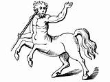 Centauro Centaur Zentaur Mitologia Ausmalbild Greca Categorie sketch template