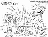 Summer Coloring Pages Sprinkler Printable Kids Fun Mantra Worse Cholera Than Mayhem Choose Board sketch template