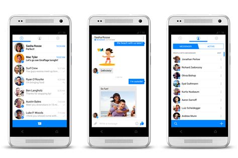 facebook messenger  android   complete holo ui makeover  latest update