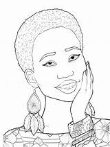 African Freddie Digi sketch template