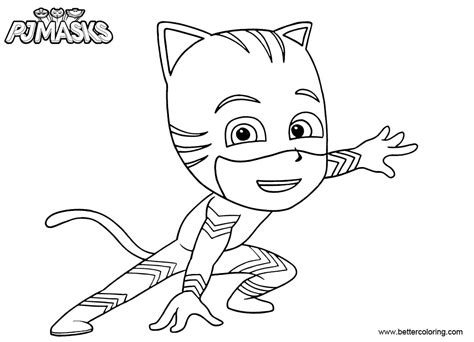 catboy coloring pages lineart  printable coloring pages