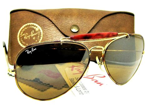 ray ban usa mint vintage bl aviator outdoorsman ii tortuga tgm sunglasses vintage sunglasses