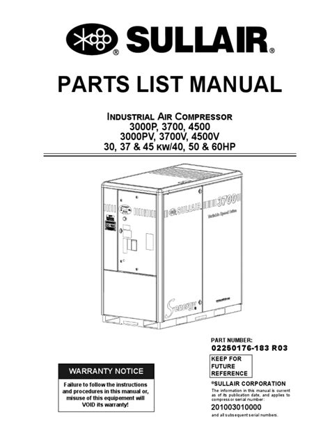industrial air compressor parts