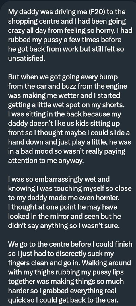 Pervconfession On Twitter She Fingered Herself While Her Dad Was Driving