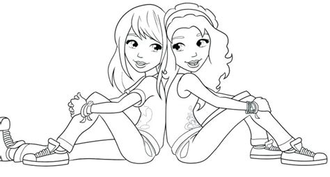 coloring pages    friends  getdrawings