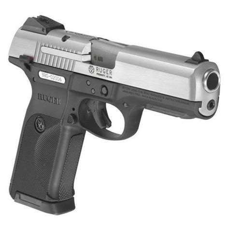 bullseye north ruger sr semi automatic pistol  acp  barrel   polymer grips