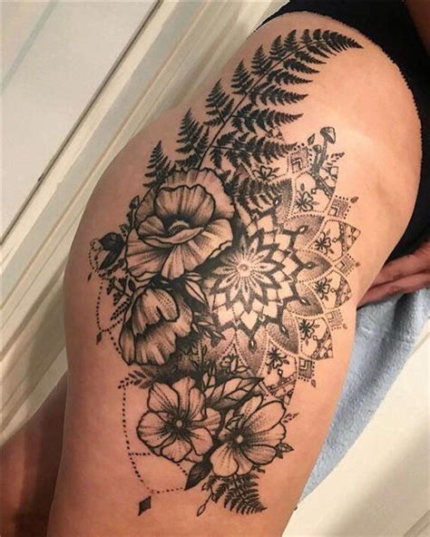 49 sexy thigh tattoos for women in 2020 page 35 of 49