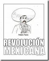 Zapata Mexican Revolution Coloring Colorear La Revo Mexicana Personajes Revolución Pages Figures Historical sketch template