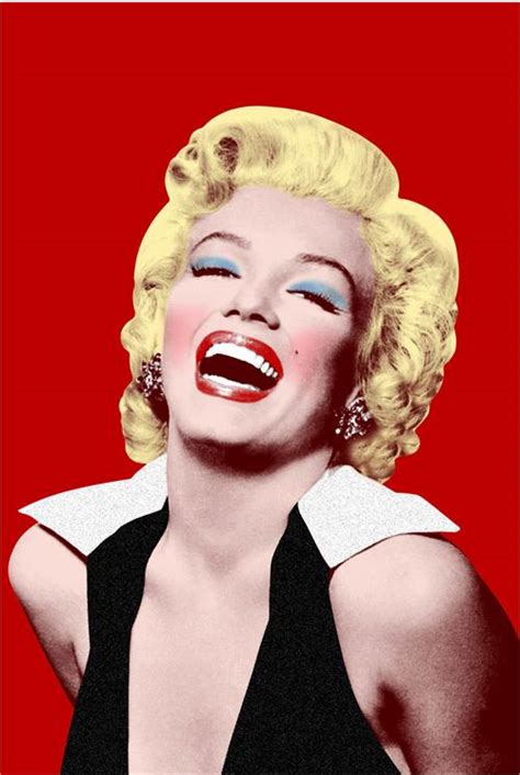 marilyn monroe red poster 24 x 36
