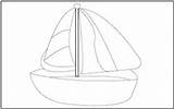Boat Coloring Tracing Toys Pages Mathworksheets4kids sketch template