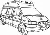Coloring Pages Ems Ambulance Getcolorings sketch template