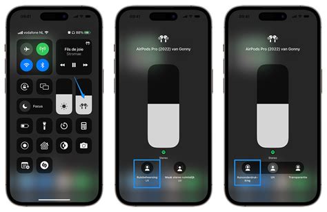 ruisonderdrukking en transparantie op airpods en beats