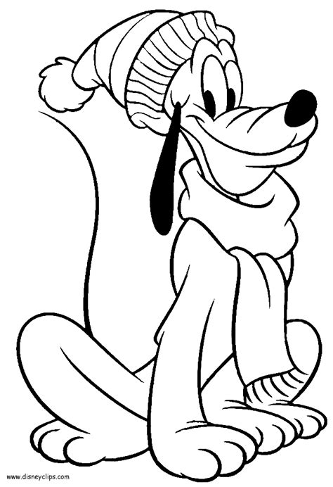 disney pluto coloring pages coloring home