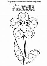 Coloriage Fleurs Gommettes Maternelle Yeux Magique Colorier Nounoudunord Activité Bouche Gommette Tulipe Harmonieux Aimable sketch template