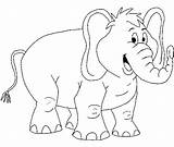 Elefantes Colorier Animados Chachipedia sketch template