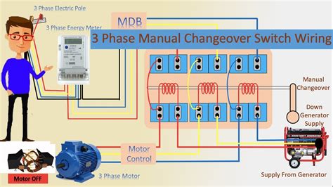 amp manual transfer switch wiring diagram