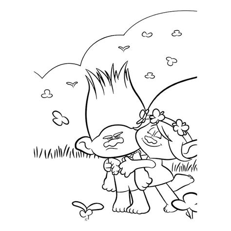 pin  poppy coloring page