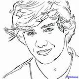 Direction Coloring Pages Harry Styles Liam Drawings Drawing Printable Draw Payne Step Getcolorings Getdrawings Divyajanani Color Info sketch template