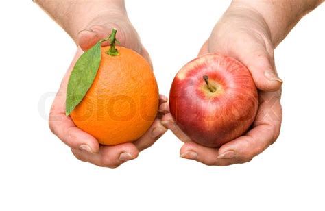 apple  orange stock image colourbox