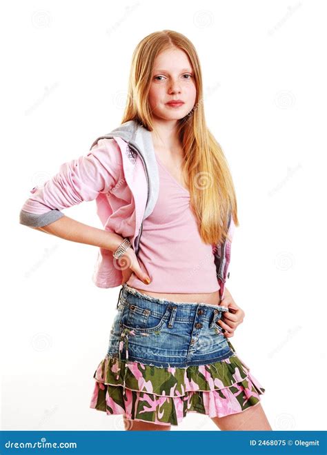 young modern teenage girl royalty  stock photo image