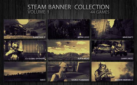 steam custom banner collection volume   mindwav  deviantart