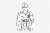 Neymar Jr Clipart Pages Colouring Coloringcrew Library Nicepng sketch template