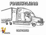 Wheeler Camiones Distinta Freightliner Cascadia sketch template