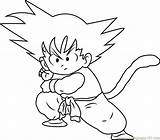Goku Coloringpages101 sketch template