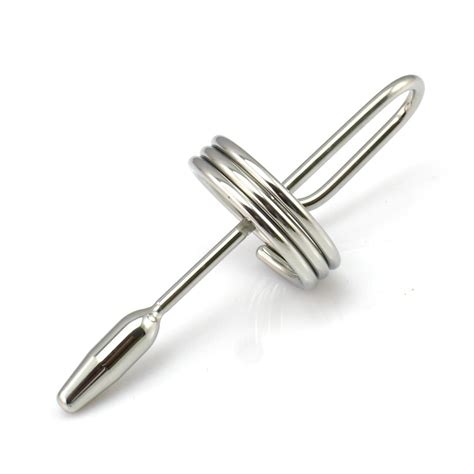 stainless steel pin plug in blocking the urethra pull beads stick penis