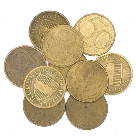 lot  austria coins  groschen  shilling austrian coins etsy