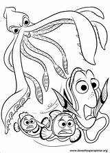 Dory Nemo Finding Coloring Pages Kids Printable Print Squid Sheet Book Disney Color Fun Coloriage Colouring Sheets Find Colorpages Visit sketch template