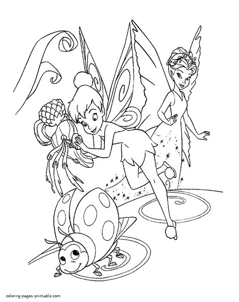 gambar queen clarion fairy mary counting tinkerbell coloring pages