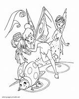 Coloring Pages Bell Tinker Ladybug Printable Girls Fairy Disney Bots Rescue Fairies Girl Popular sketch template