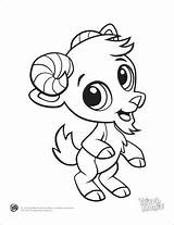 Coloring Baby Pages Animals Animal Cute Cartoon Print Printable Crayola Goat Touch Magic Drawings Kids Printables Color Drawing Sheets Colouring sketch template